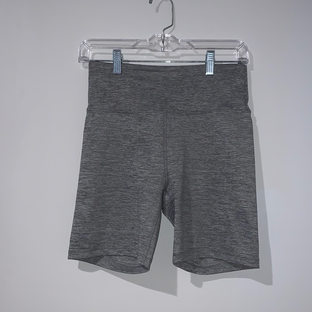 Gray Biker Shorts